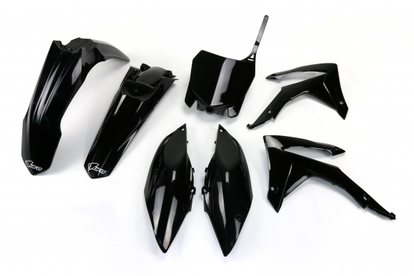 Plastic Kit black for Honda CRF 250 R (2014-17) - CRF 450 R (2013-16)